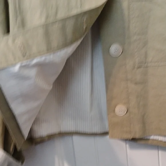 Zara Women's Khaki Utility Jacket Size XL - Picture 6 of 9